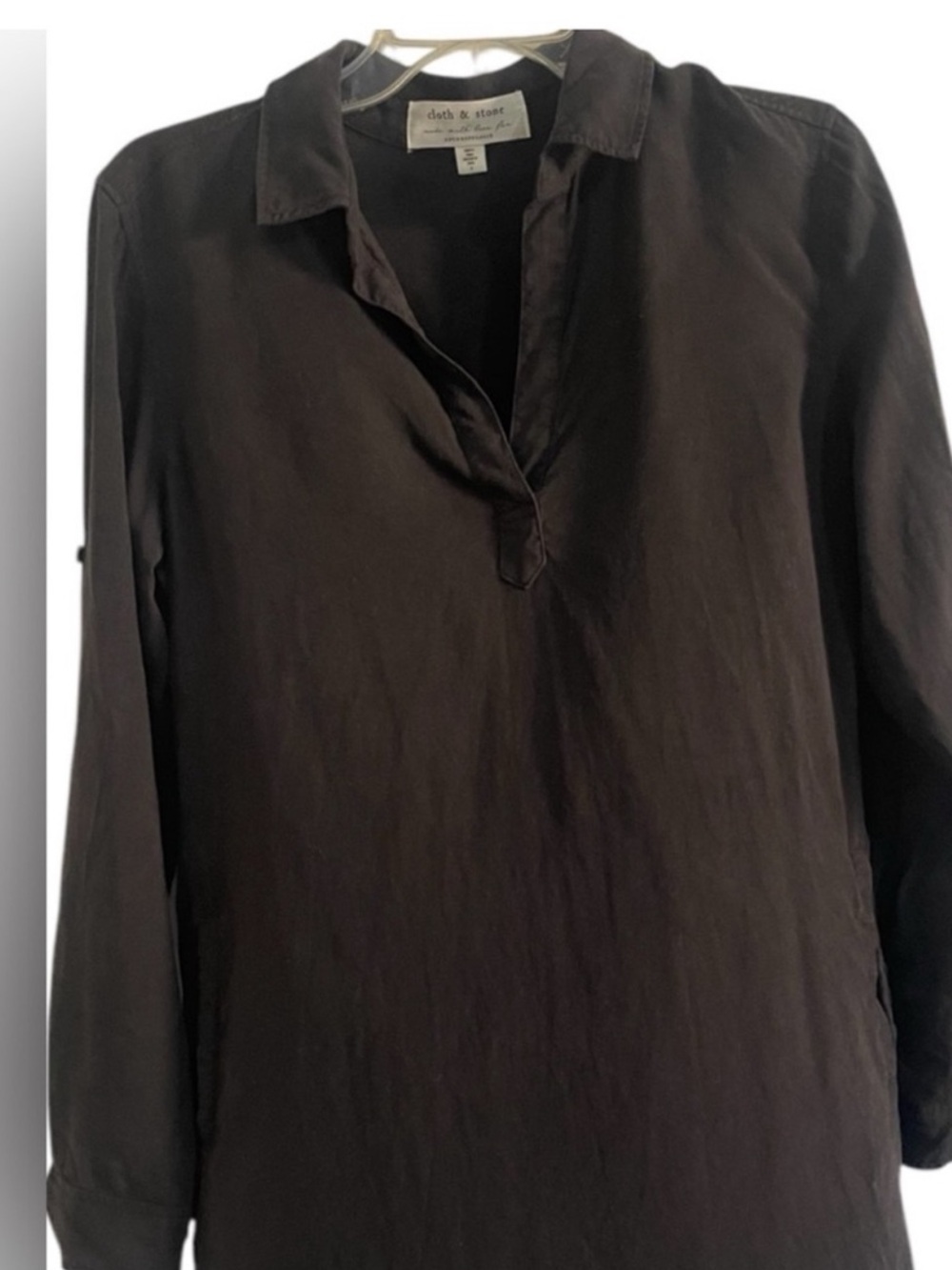 Anthropologie
Anthropologie
Cloth & Stone Anthropologie
Black Shirt Dress Size S